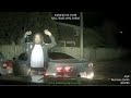 Man tries to casually slip away after high speed Arkansas State Police Pursuit in Chevrolet CAMARO
