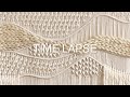 TIME LAPSE | macrame weaving wall hanging | 마크라메 위빙 월 행잉