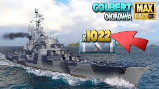 Cruiser Colbert: More than 1000 hits in a single game - World of Warships screenshot 4