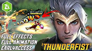 CHOU HERO THUNDER FIST 2.0 SKIN SCRIPT CUSTOMIZED FULL EFFECTS FIX BUG
