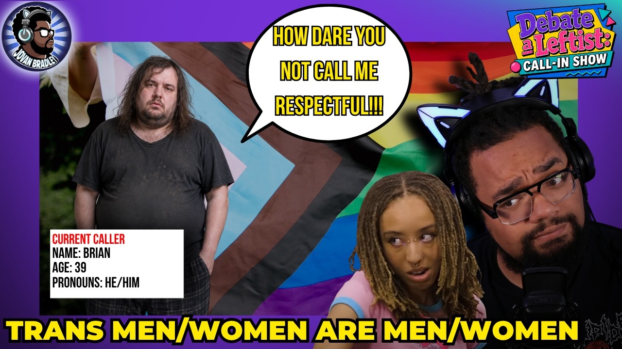 He crashes out about Trans People || JOVAN DEBATES