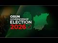 Osun State Governorship Election 2026 | LIVE