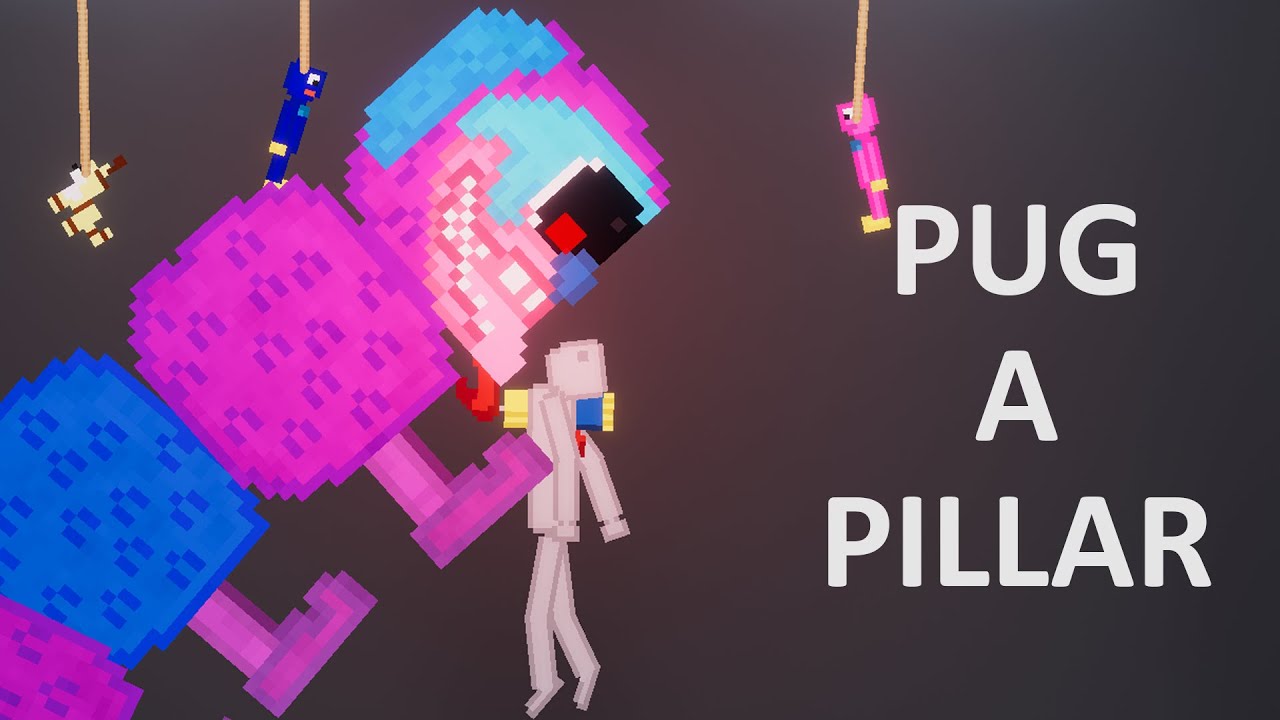 PJ Pug-A-Pillar (Poppy Playtime) Minecraft Mob Skin