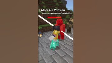 Lance Normal Attacks - Minced Combat #minecraft #minecraftfightanimation #gaming #minecraftfight