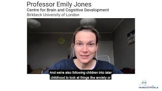 Prof Emily Jones explains her research with children with an autistic parent or older sibling.