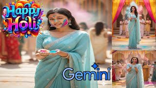 Ai se holi ka photo kaise banaen | Gemini photo editing holi  ‎⁨@NEWTECHABHISHEKSUPPORT screenshot 3