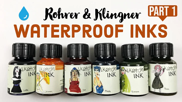 Rohrer & Klingner sketchINKs Ink Haul Swatching  L...