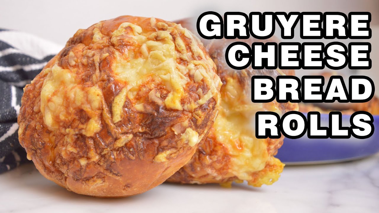 GRUYERE CHEESE BREAD ROLLS Easy with a wow factor soft cheesy bread