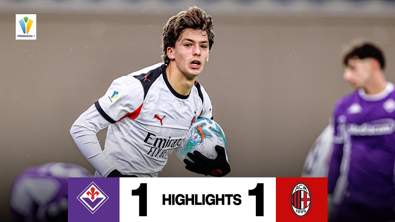 Il gol di Ossola vale un punto a Firenze | Fiorentina 1-1 AC Milan | Highlights Primavera