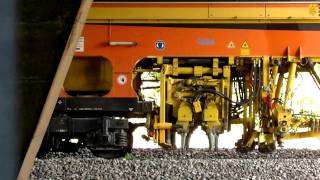 Playing Hide and seek with DBS ews 66 & Colas rail Tamper 26/06/2011