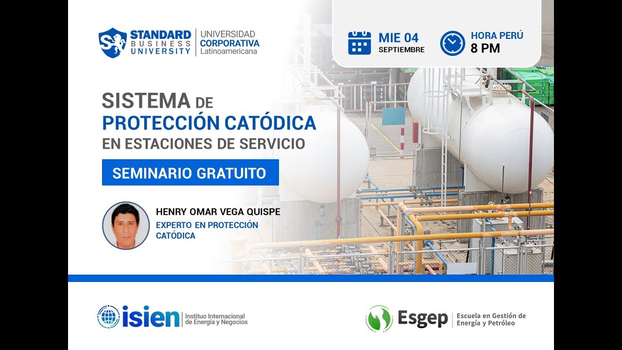 #SEMINARIO DE SISTEMA DE PROTECCIÓN CATÓDICA EN ESTACIONES DE SERVICIO