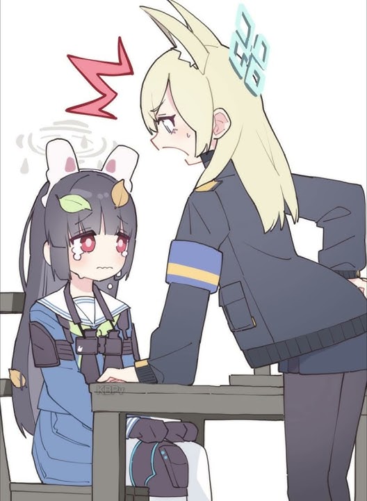 Download lagu Blue Archive Kanna barking on Miyu #shorts