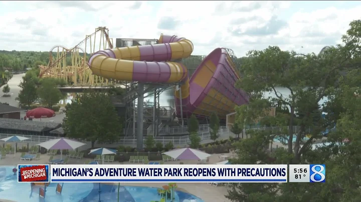 Michigan’s Adventure water park reopens with precautions