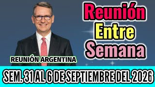 Life and Ministry Meeting Week of August 31 September 6 2026 JWORG ARGENTINA