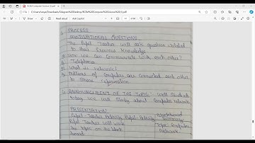 Computer Science Lesson Plan | RCEM Lesson Plan | B.Ed Lesson Plan | Computer Network