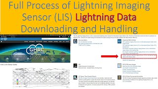 Full Process of Lightning Imaging Sensor (LIS) Lightning Data Downloading and Handling screenshot 4
