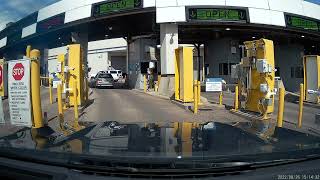 Windsor Detroit Tunnel Border Crossing - Canada to US to Canada