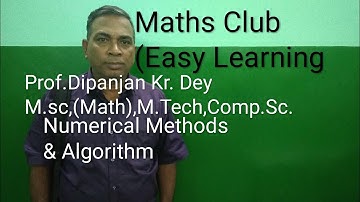 Numerical Methods-Worked out problemNewton
