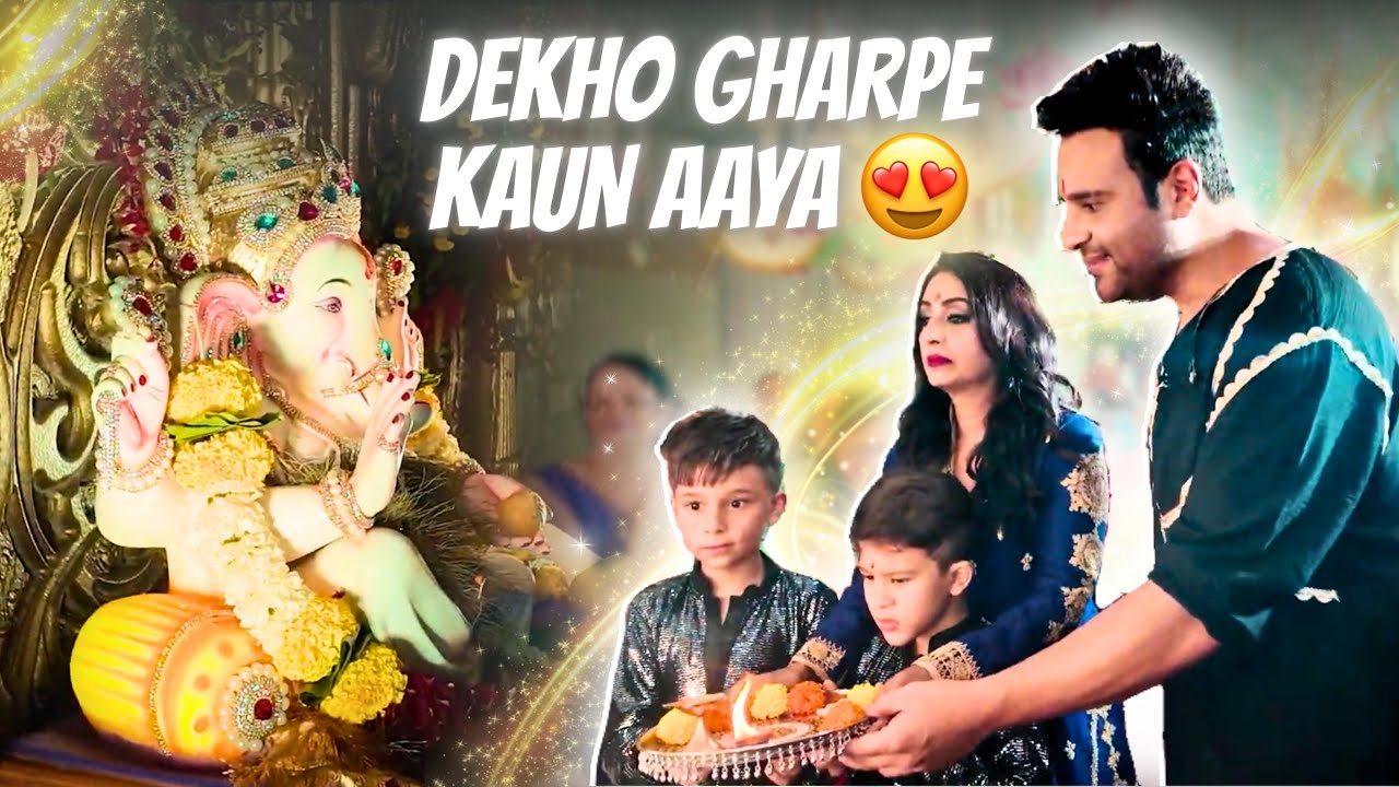 Krushna Kashmera ke BAPPA 🙏 I Ganesh Chaturthi I Chiku Piku I Vlog