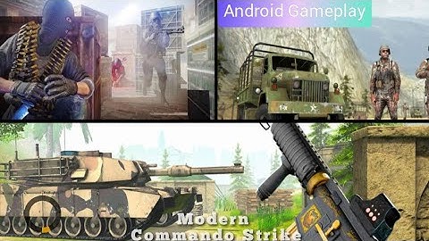 Modern Commando Strike: Fps offline shooting game  Android Walk-through Gameplay | MIKs Gaming