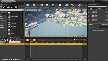 How to make camera animate and render the movie in unreal engine 4