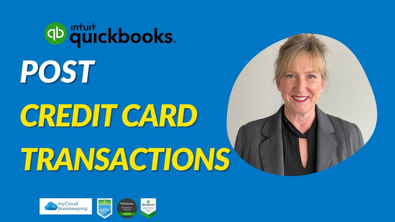 Post QuickBooks Online Credit Card Transactions - My Cloud Bookkeeping