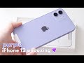 Purple iPhone 12 unboxing 💜🍎