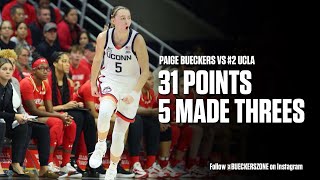 Paige Bueckers scores 31 points vs UCLA