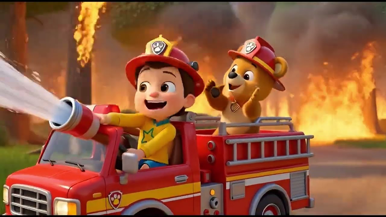 El Camión de Bomberos 🚒 | Canción Infantil con Niño Brillin | Héroes que ayudan | Chikis World TV