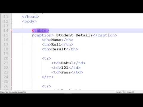 caption side property in CSS (Hindi)