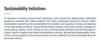 Transforming Event Venues  Trends and Innovations