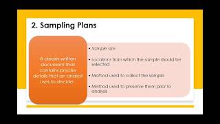 PUTRAMOOC || Intro to Food Science ||  Topic 9: Food analysis - Sampling & data analysis (Part 1)
