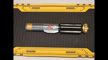 Atom Sabers Zatt Lightsaber installed for Dustin