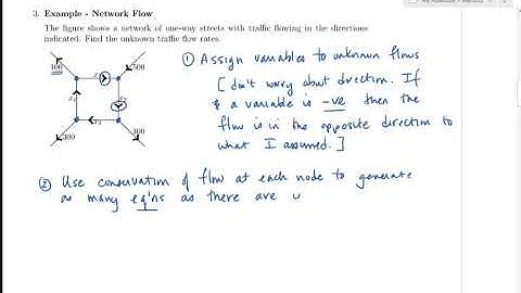 SFU MATH 232 2.3 Applications of Linear Systems