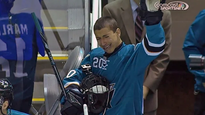 Sam Tageson lives the Shark fan's dream