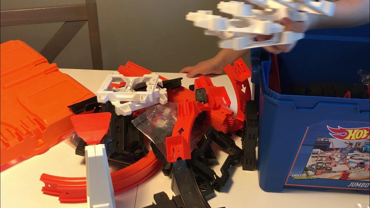 Hot Wheels Jumbo Stunt Box Unboxing YouTube