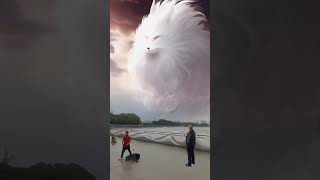 Look What That Is. Is It The Legendary Fox Cloud? Its Amazing. Good Luck To Those Who See It On