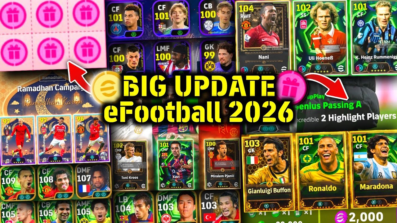 🚨Big News 🔥😍| New Campaign | Thursday Update | Free Coins | Manager Packs | eFootball™ 2026😍