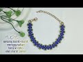 Ide Gelang Manik-manik Menggunakan Kristal Ceko dan Manik Pasir | Beaded Bracelet Tutorial