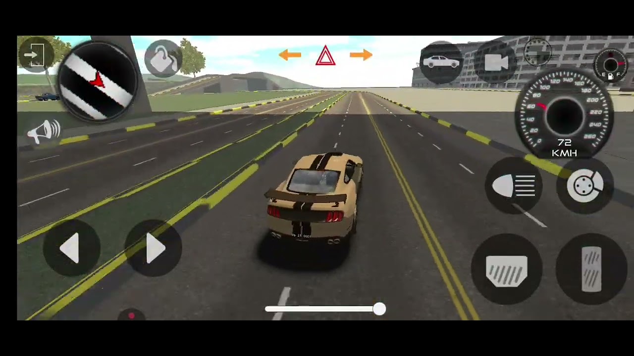 Mustang stunt #cargame #drivinggame #mustang #subscribemychannel 