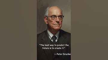 "The best way to predict the future is to create it."