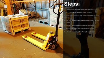 How to Calibrate Weight Indicator Pallet Truck CWSC - Quick Start Guide