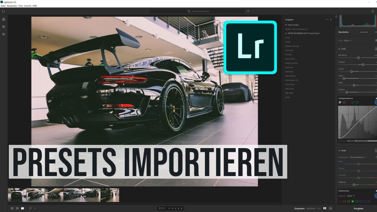 Update Lightroom CC Presets installieren