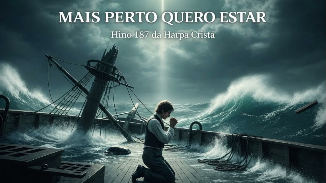 MAIS PERTO QUERO ESTAR - Hino 187 da Harpa Cristã