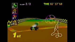Mario Kart 64 - 150Cc Special Cup - N64 Rainbow Road