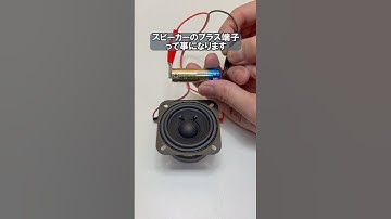 【知らなきゃ損】乾電池でスピーカーの極性が一瞬で判明！？ #スピーカー #audio #実験 #shorts