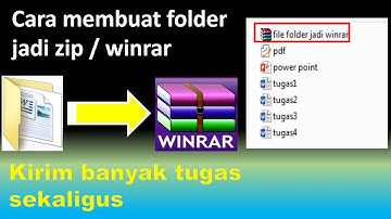 cara membuat file atau folder jadi winrar