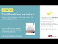 Webinar fixing canadas car conundrum