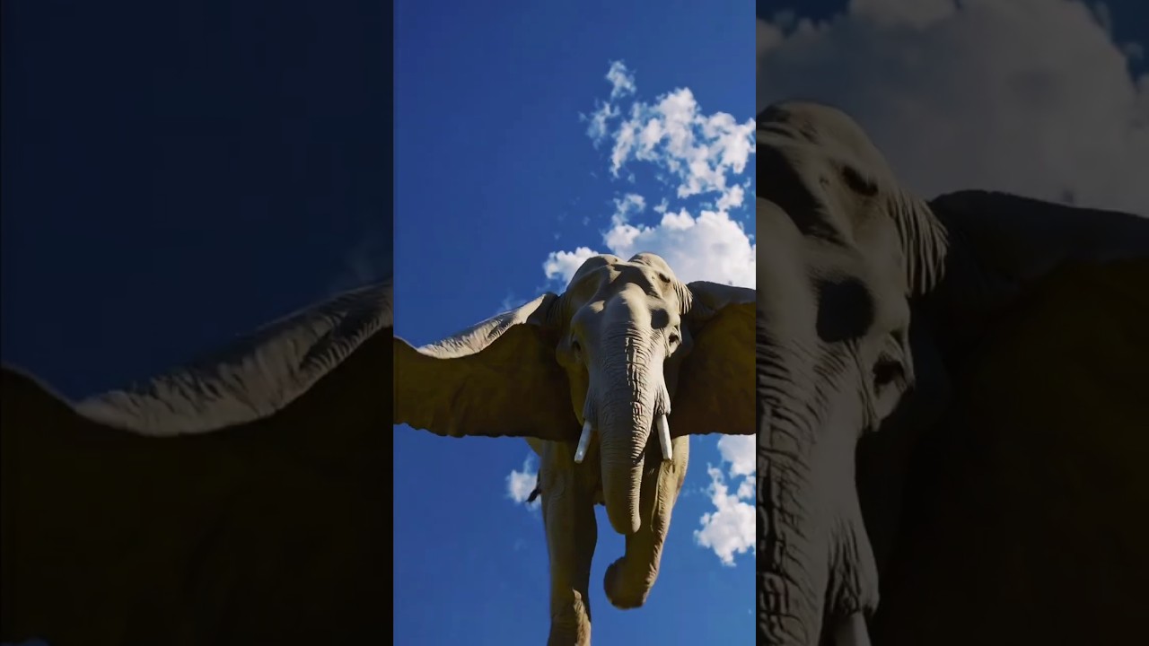 Elephant Flying in the Sky 🙂 
