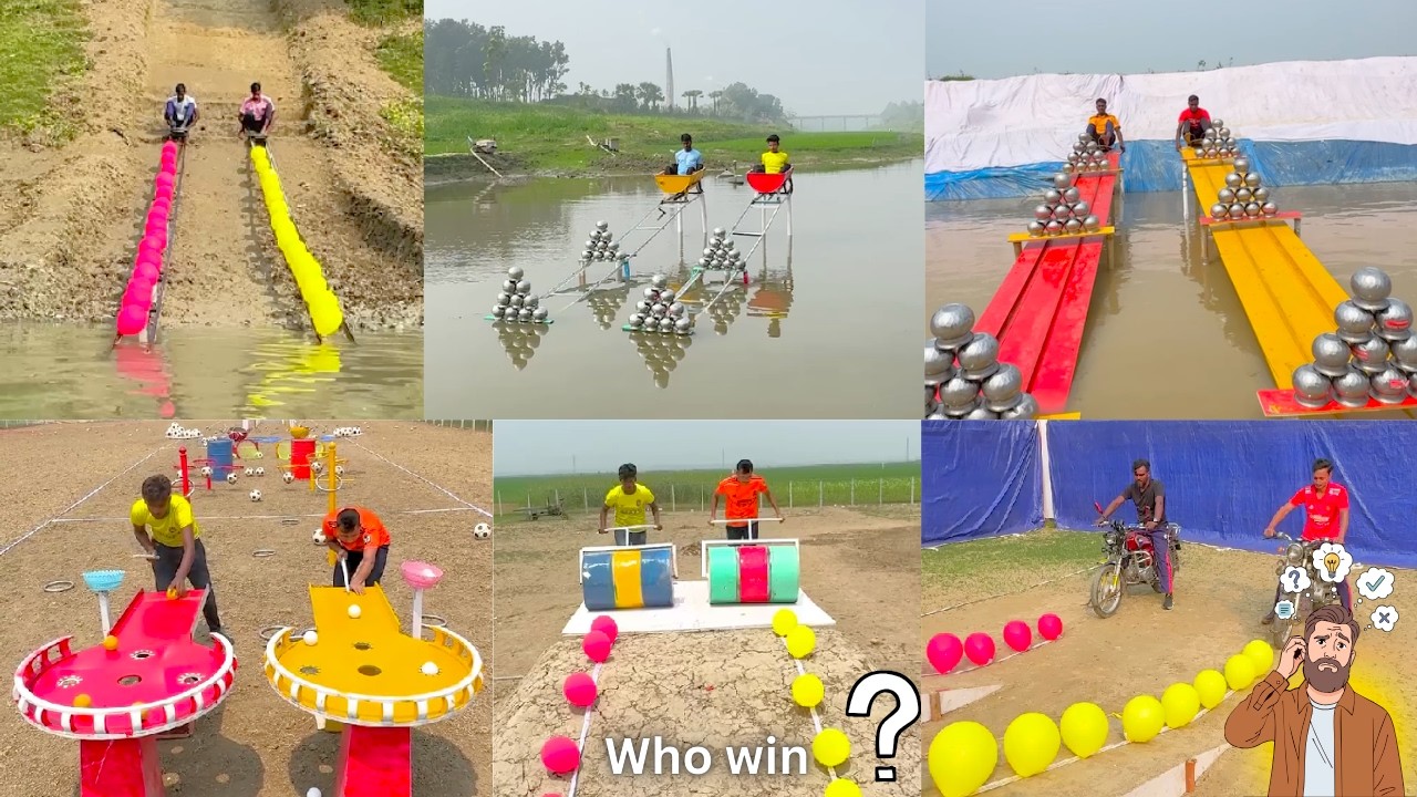 Impossible Floating race - Only 1 Survives The Final drop , ulitmate Floating Challenge. win Big....